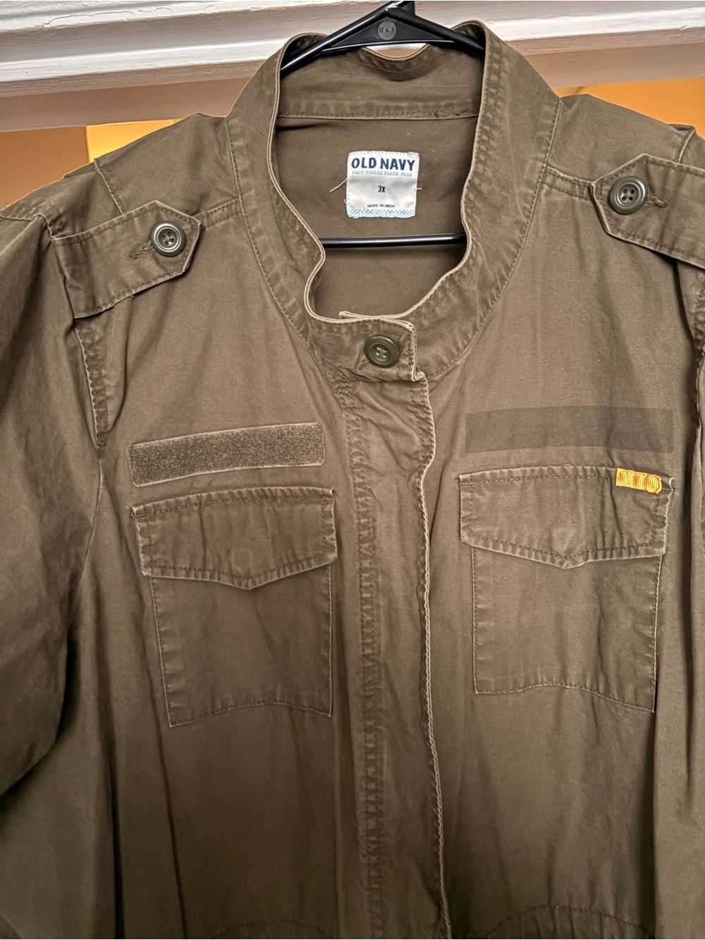 Vintage Old Navy Women's Olive Utility Jacket